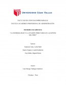 INFORME ESTADÍSTICO. “LA INFORMALIDAD Y LA EVASIÓN TRIBUTARIA EN LAS MYPES DEL PERÚ”