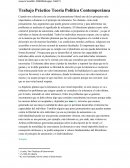 Trabajo Práctico Teoría Política Contemporánea
