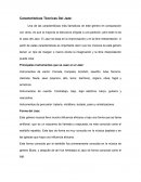 Características Técnicas Del Jazz