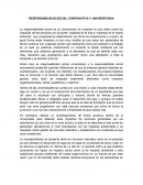 RESPONSABILIDAD SOCIAL CORPORATIVA Y UNIVERSITARIA