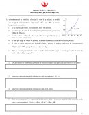 Cálculo MA459 - Ciclo 2019-1 Caso integrador para examen parcial