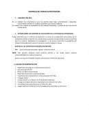 DESARROLLO DEL TRABAJO DE INVESTIGACIÓN
