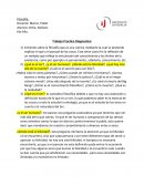 FILOSOFIA. Trabajo Practico Diagnostico