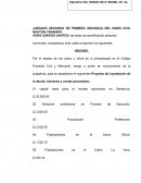 Memorial liquidación