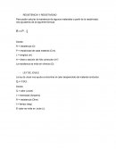 RESISTENCIA Y RESISTIVIDAD