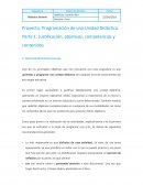 Proyecto: Programación de una Unidad Didáctica