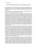 Diferencias entre balance general de un banco y de cualquier otra empresa