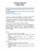 SECUENCIA DIDACTICA FUNCION LINEAL