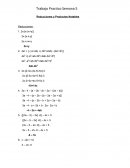 Reducciones y productos notables