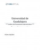 Analisis del pensamiento administrativo
