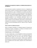 ELEMENTOS DE DIAGNÓSTICO SOBRE EL PATRIMONIO BIBLIOGRÁFICO Y DOCUMENTAL