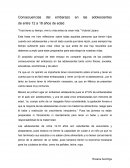 Consecuencias del embarazo en las adolescentes de entre 12 a 18 años de edad