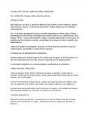 GLOSAS ACTO DÍA DEL HIMNO NACIONAL ARGENTINO