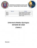 Enfermería Medico Quirúrgica ESTUDIO DE CASO
