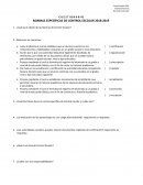 C U E S T I O N A R I O NORMAS ESPECÍFICAS DE CONTROL ESCOLAR 2018-2019