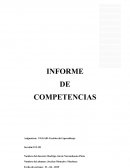 Informe de competencias
