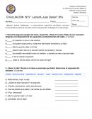 EVALUACIÓN Nº3 “ LecturA Juan Darien” 8ºA