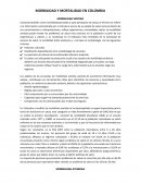 MORBILIDAD Y MORTALIDAD EN COLOMBIA