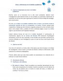 Citas y referencias en el ámbito académico