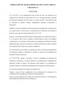 FEDERACIÓN DE TRABAJADORES DE EDUCACIÓN URBANA CHUQUISACA