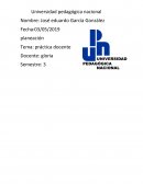 Planeacion práctica docente