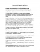 Funciones del aparato respiratorio