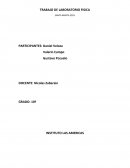 Trabajo laboratorio sobre Movimiento Rectilineo Uniforme