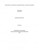 APLICACIÓN DE LA MATEMATICA FINANCIERA PARA LA TOMA DE DECISIONES