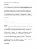 Programación modular/estructurada