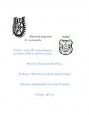 Finanzas Publicas.Desarrollo en México