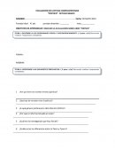 Prueba 8vo año basico prueba el portico