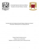 Las pintas dentro de la Facultad de Ciencias Políticas y Sociales como medio de comunicación ineficiente para unos y eficiente para otros.