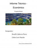 Informe Técnico - Económico Proyecto Minero
