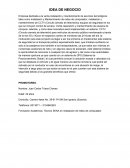 Idea de negocio servicios tecnológicos