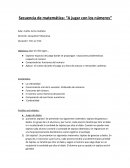 Secuencia de matemática: “A jugar con los números”