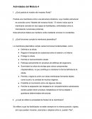 Actividades y Respuestas del Módulo 4 Biologia