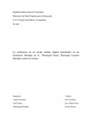 La realización de un récipe medico digital entrelazado en las Farmacias ubicadas en el Municipio Sucre, Parroquia Leoncio Martinez sector la Casona