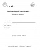 PRODUCTO INTEGRADOR DE PROBABILIDAD Y ESTADISTICA