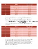 Comercio Internacional paises importadores y exportadores de tomate