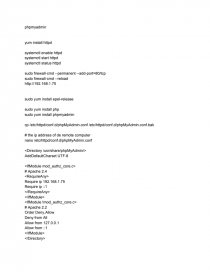 Install php my admin. Página 1