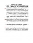 ASPECTOS DEL ANALISIS. “Liderazgo a través de la calidad “
