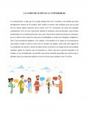 LA COMUNICACIÓN EN LA UNIVERSIDAD