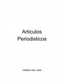 Articulos Periodisticos. Macro y micro economia