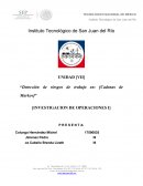 Detección de riesgos de trabajo en: Cadenas de Markov