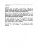 LAS REDES SOCIALES SUS BENEFICIOS, PELIGROS DE USOS Y COMO EVITARLOS