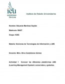 Act 1 Conocer las diferentes plataformas LMS