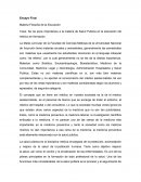 Materia Filosofía de la Educación