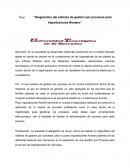 “Diagnóstico del sistema de gestión por procesos para Importaciones Romero”