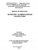 MANUAL DE PRÁCTICAS NUTRICIÓN Y ALIMENTACION EN ACUICULTURA