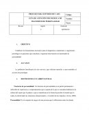 Protocolo para diagnostico de trastorno de personalidad